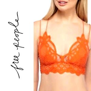 FREE PEOPLE Adella Burnt orange Bralette -Small